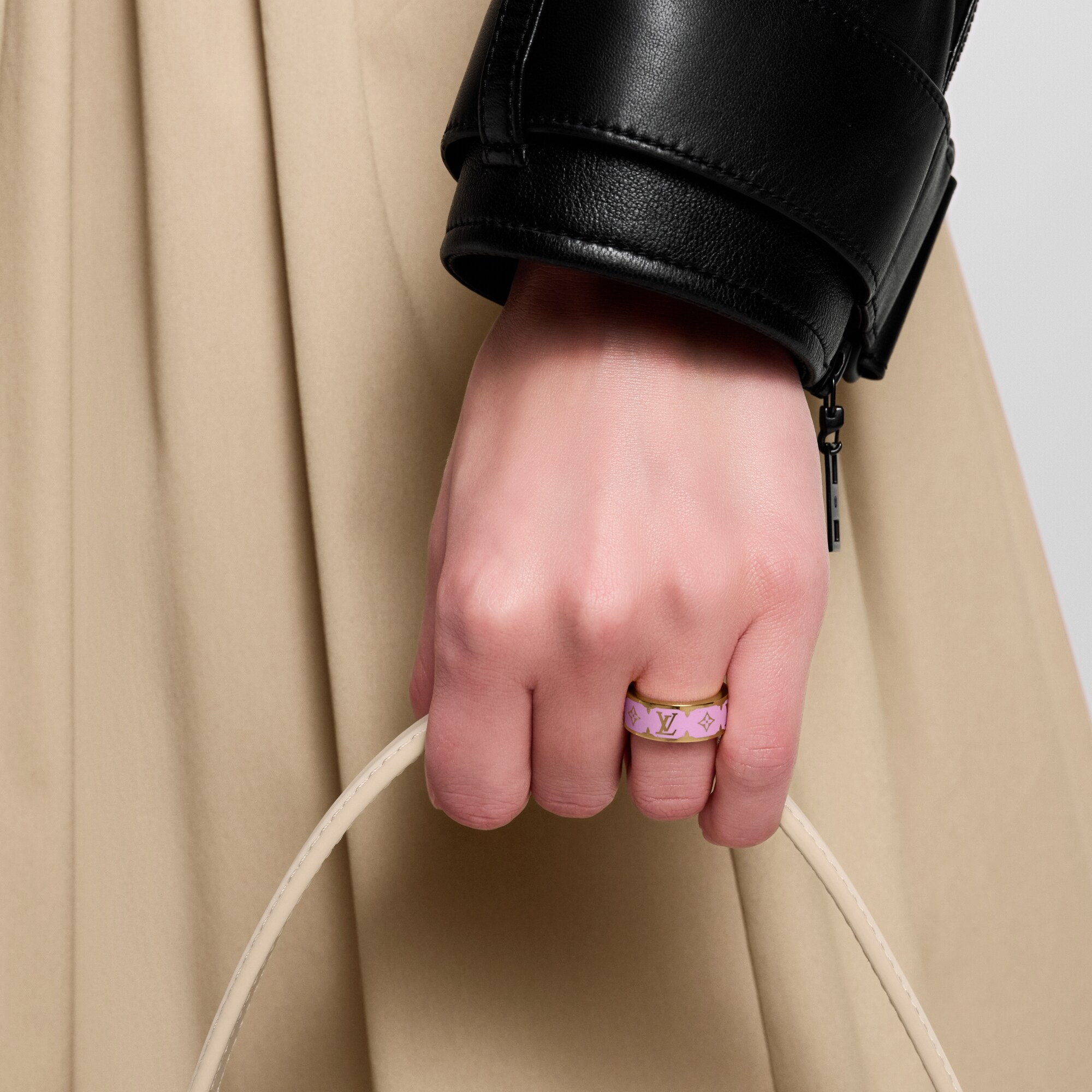 Women - Nanogram Enamel Ring S00 Women Fashion Jewellery Rings | LOUIS VUITTON (Product zoom)