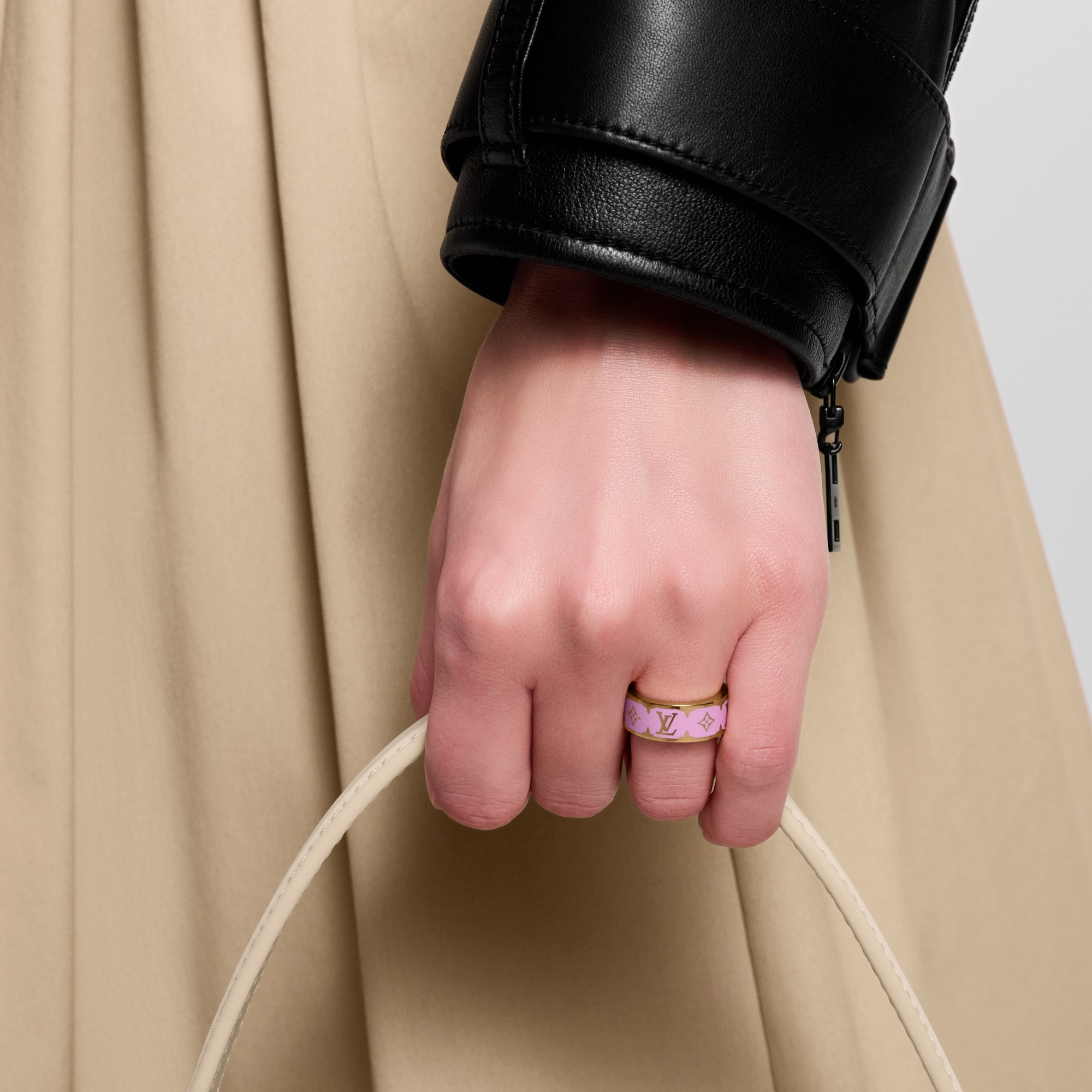 Women - Nanogram Enamel Ring S00 Women Fashion Jewellery Rings | LOUIS VUITTON (Product zoom)
