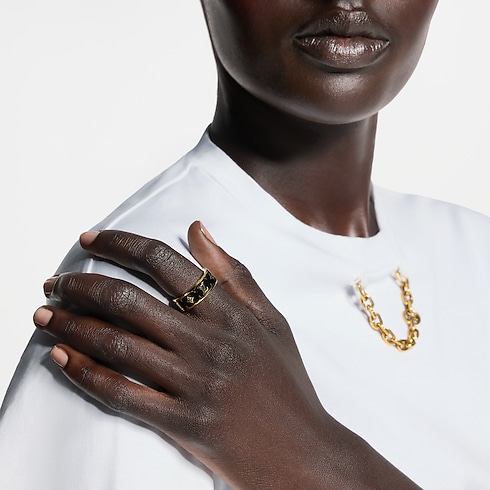 Women - Nanogram Enamel Ring S00 Women Fashion Jewellery Rings | LOUIS VUITTON (Product zoom)