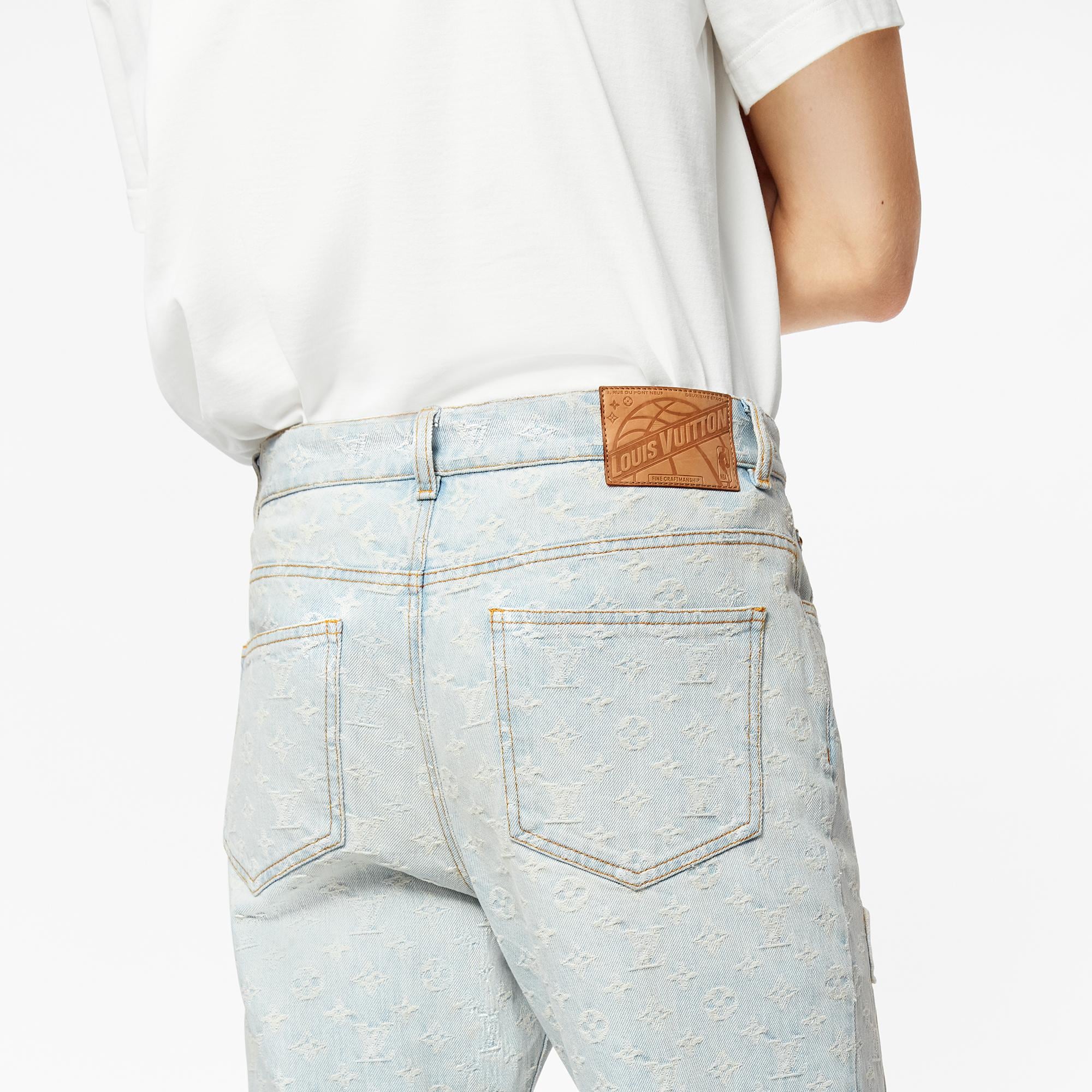 louis vuitton denim pants