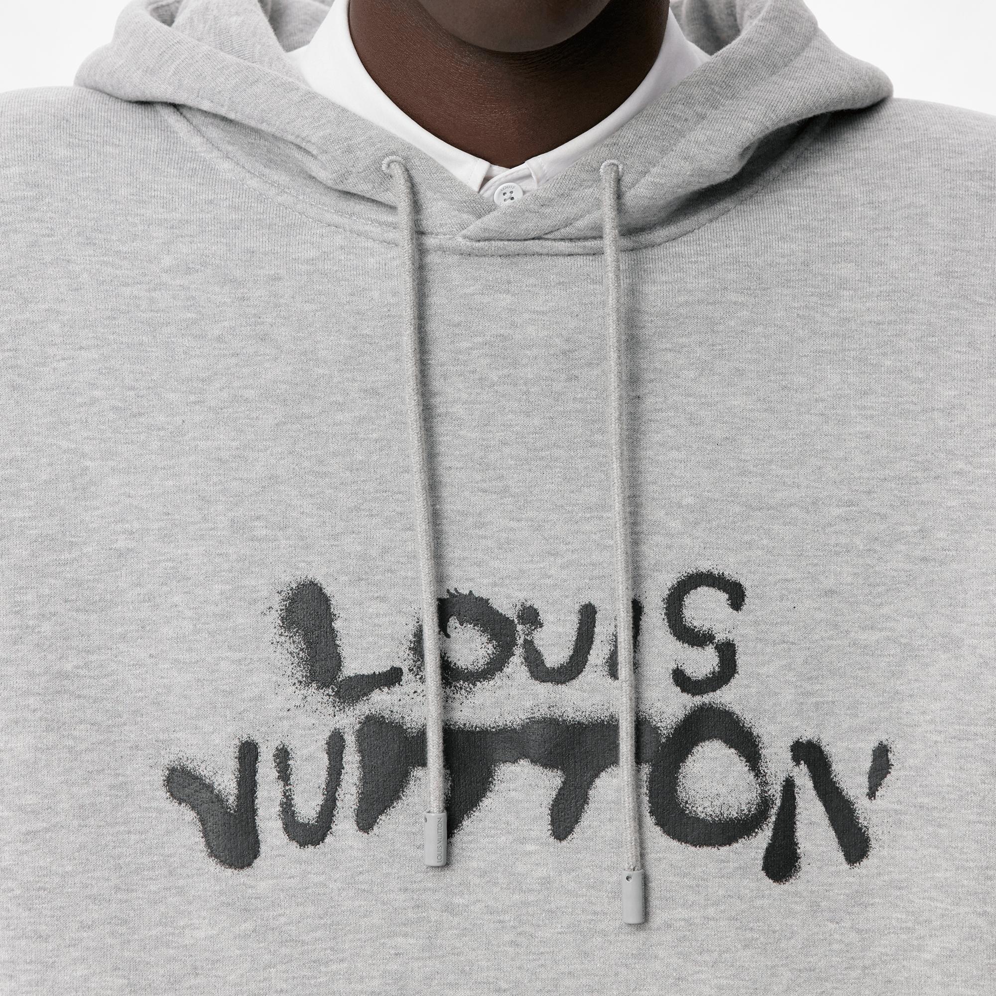 louis vuitton hoodie white