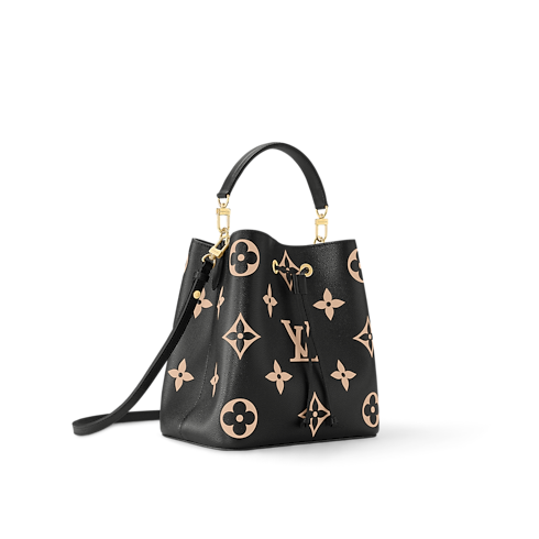 Women - NéoNoé MM Bucket Bag Bicolour Monogram Empreinte Leather Women Handbags Handbags | LOUIS VUITTON (Product zoom)