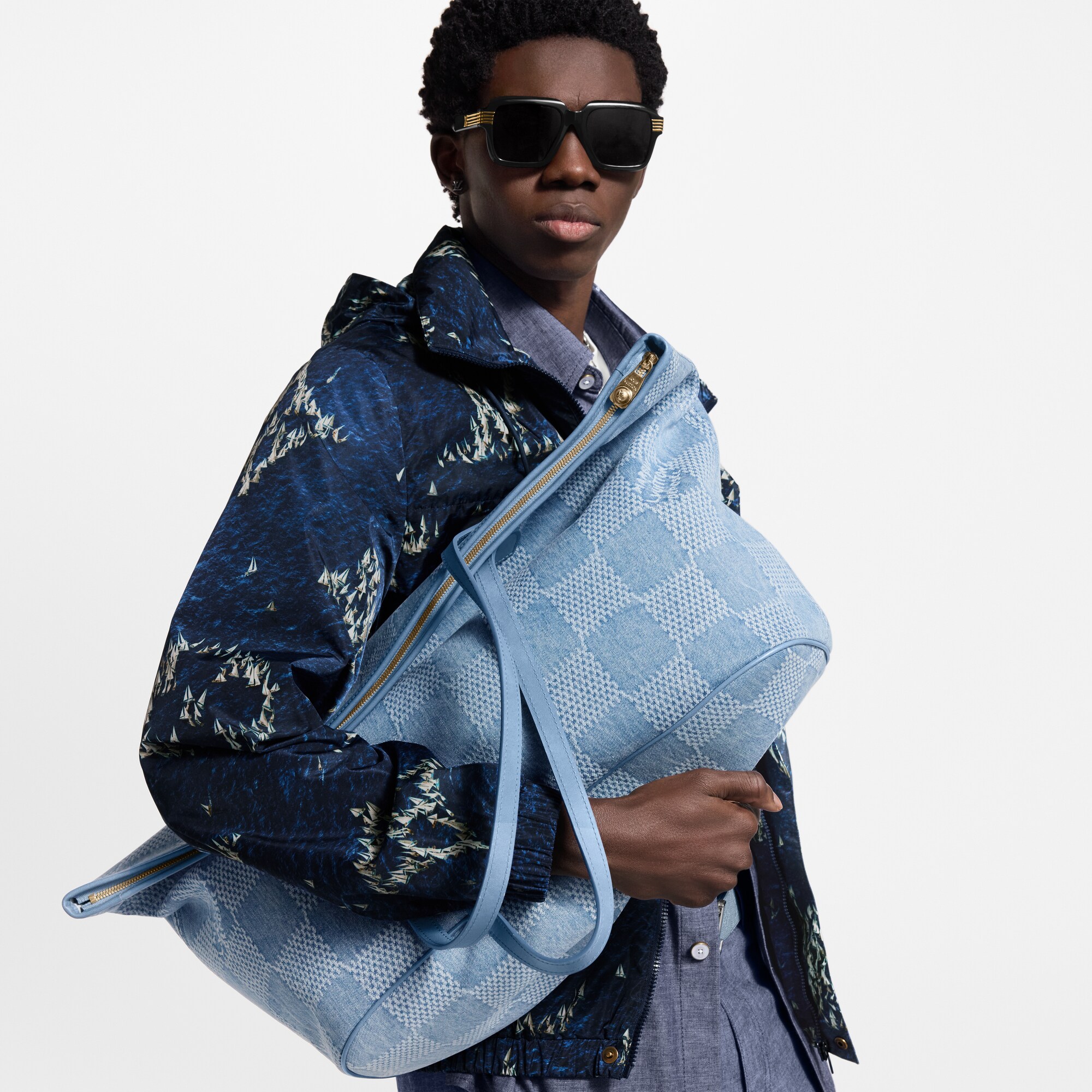 Men - Nevereverfull Tote Bag Damier Other Men Travel Softsided Luggage and Duffle Bags | LOUIS VUITTON (Product zoom)