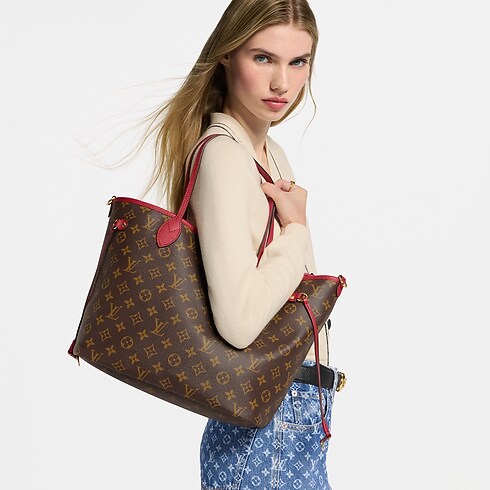Bags and Small Leather Goods - Neverfull Bandoulière Inside Out MM Tote Bag Monogram Canvas Bags and Small Leather Goods Women's Handbags LV Icons | LOUIS VUITTON (Product zoom)