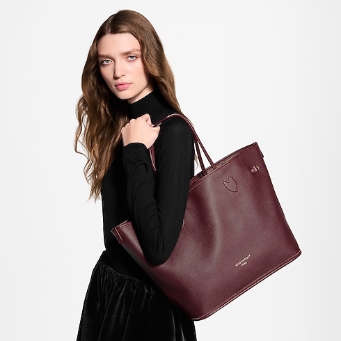 Women - Neverfull Inside Out MM Bag Minigram Leather Women Handbags All Collections | LOUIS VUITTON (Product zoom)