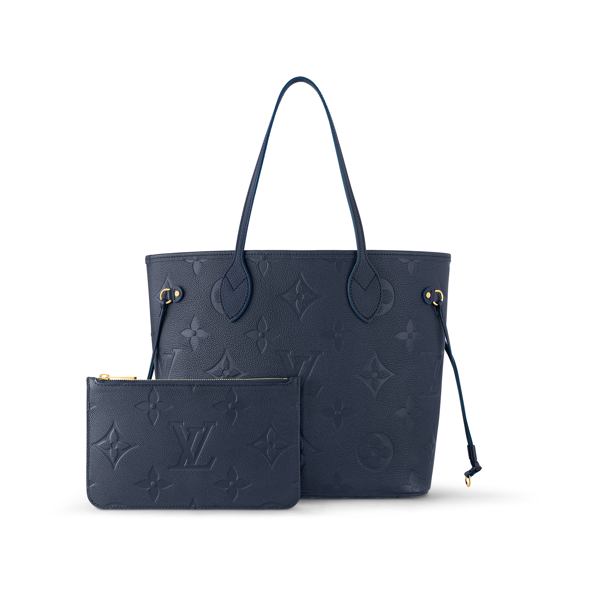 Women - Neverfull MM Tote Bag Monogram Empreinte Leather Women Handbags Handbags | LOUIS VUITTON (Product zoom)