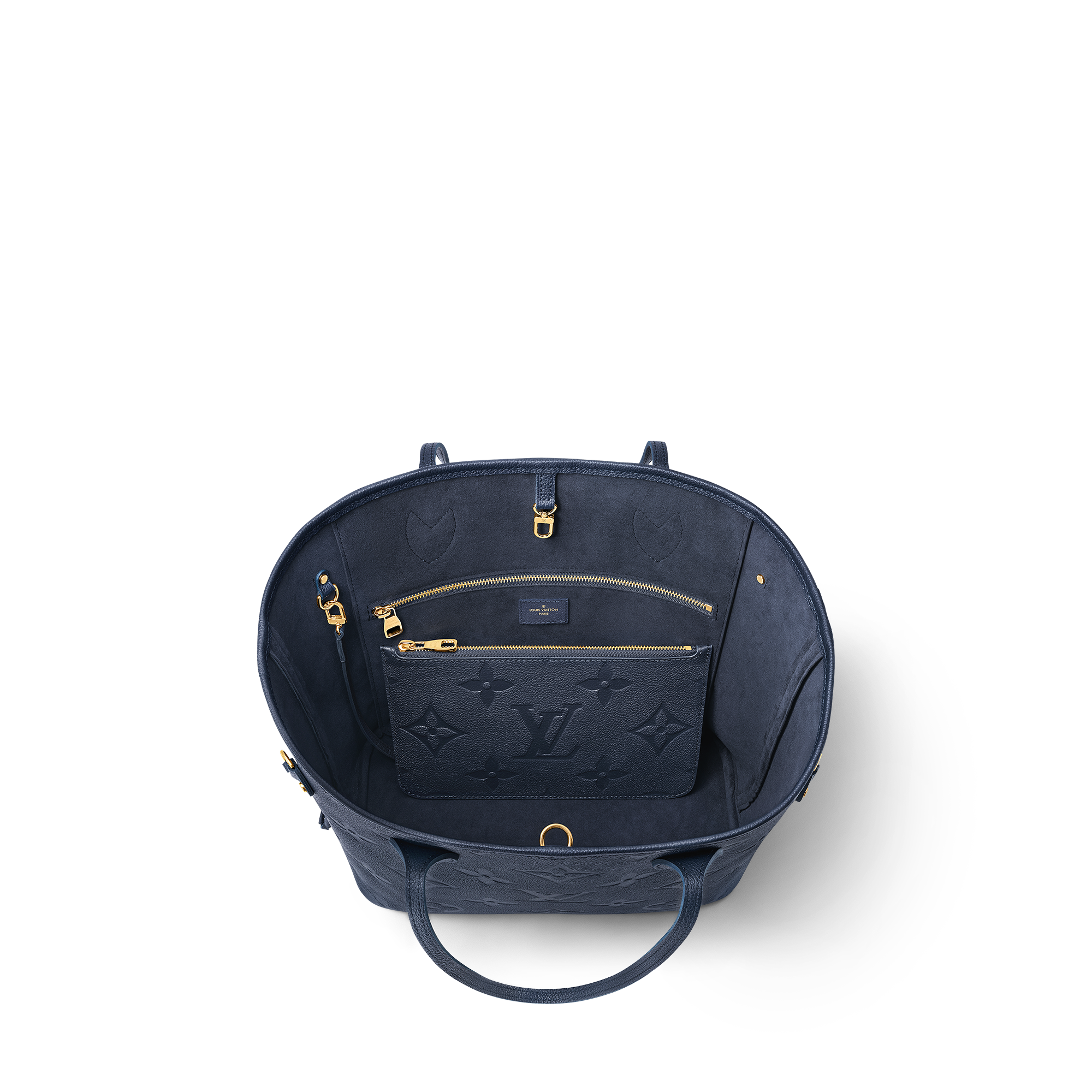 Women - Neverfull MM Tote Bag Monogram Empreinte Leather Women Handbags Handbags | LOUIS VUITTON (Product zoom)