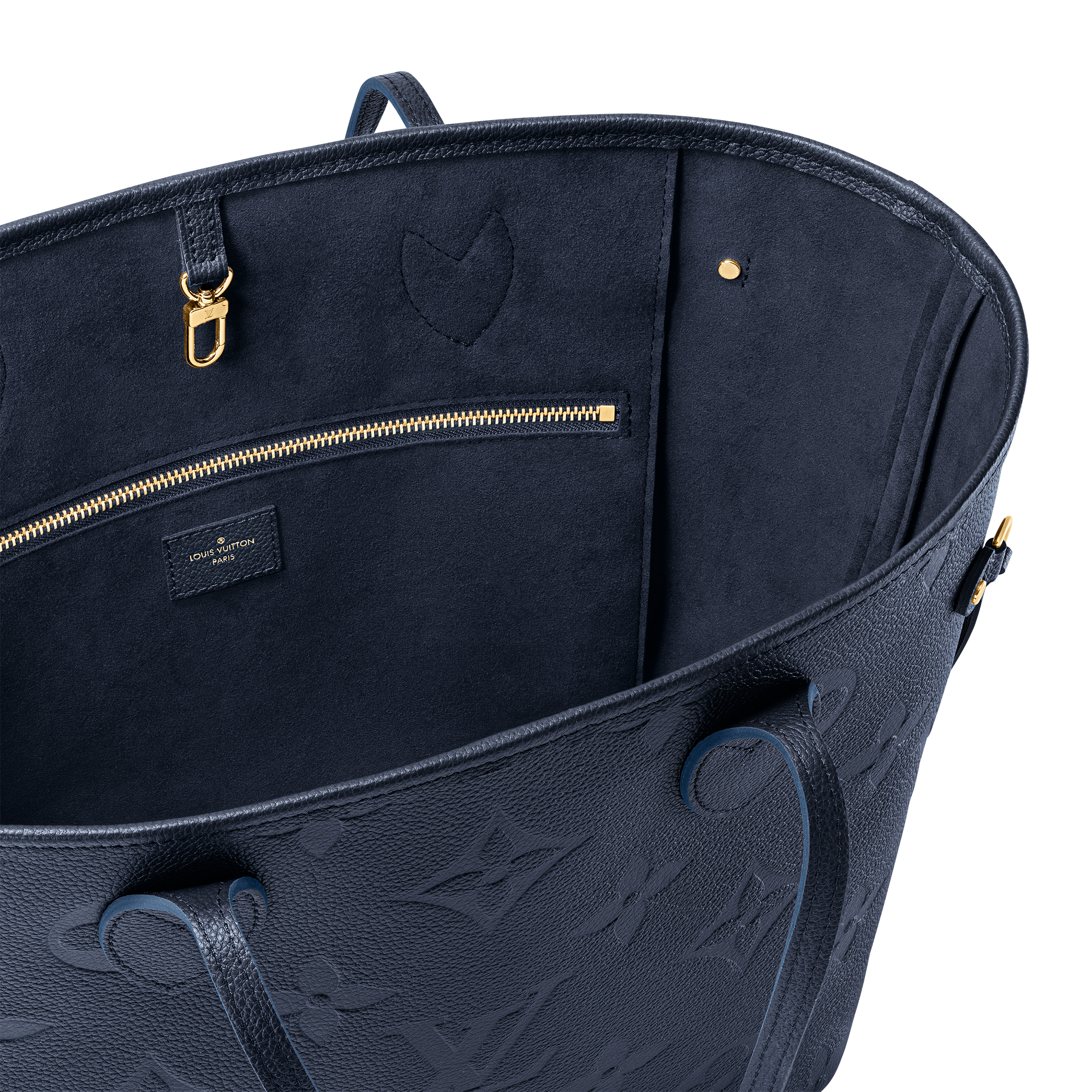 Women - Neverfull MM Tote Bag Monogram Empreinte Leather Women Handbags Handbags | LOUIS VUITTON (Product zoom)