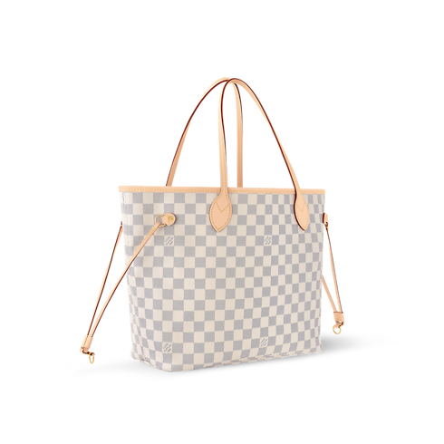 Women - Neverfull MM Tote Bag Damier Azur Canvas Women Handbags Handbags | LOUIS VUITTON (Product zoom)