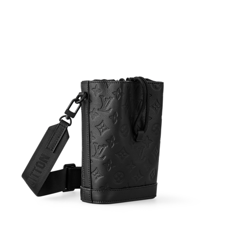 Men - Noe Sling Bag Monogram Shadow Leather Men Bags All Collections | LOUIS VUITTON (Product zoom)