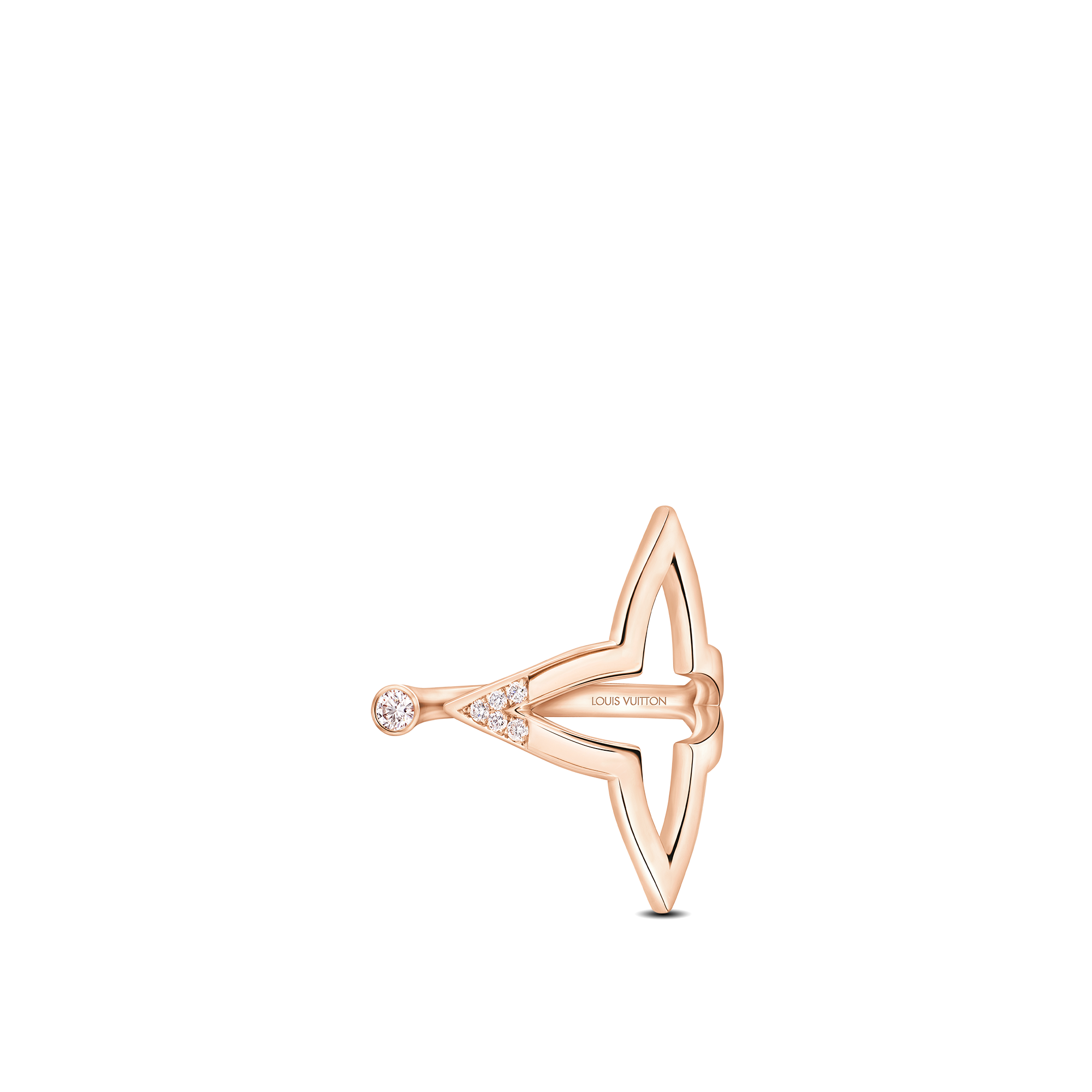 Jewellery - Ombre Blossom Open Ring, Pink Gold and Diamonds  Jewellery Categories Rings | LOUIS VUITTON (Product zoom)