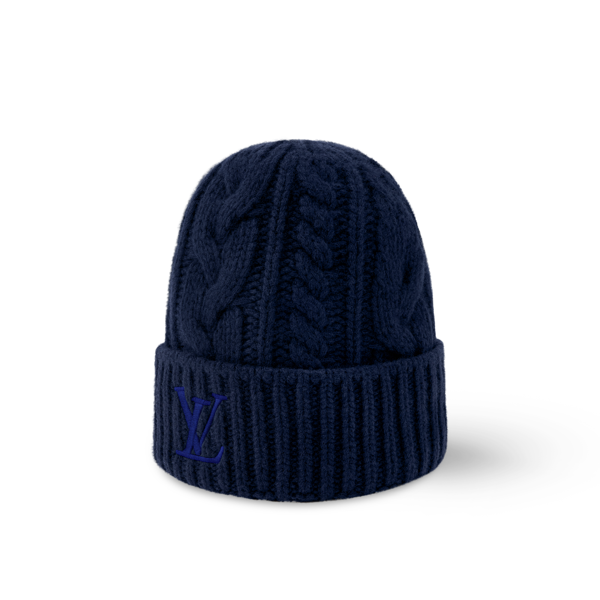 Men - Only LV Mini Cable Beanie S00 Men Accessories Hats, Beanies and Gloves | LOUIS VUITTON (Product zoom)
