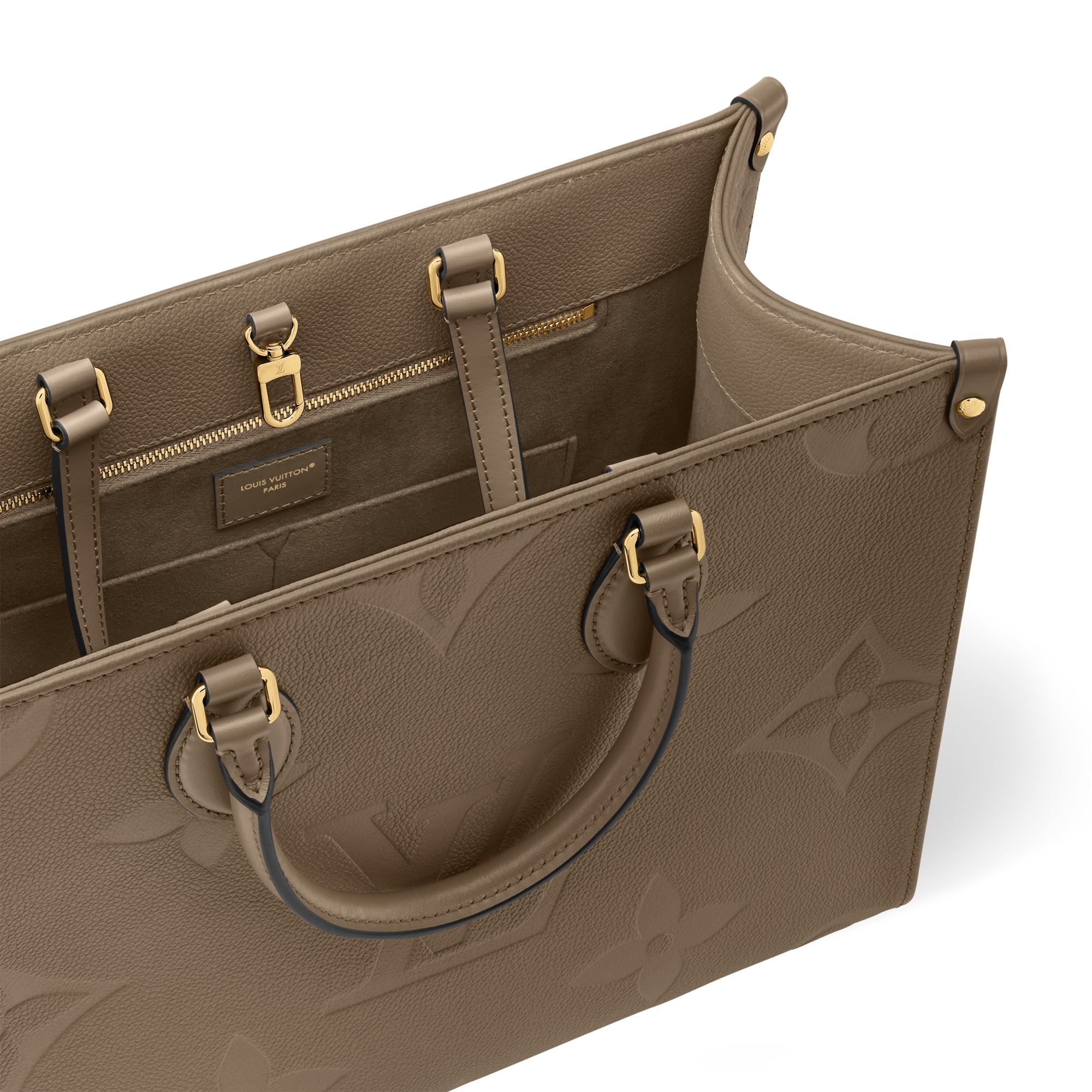 Women - OnTheGo MM Bag Monogram Empreinte Leather Women Handbags All Collections | LOUIS VUITTON (Product zoom)