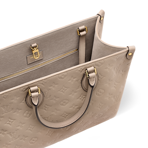 Women - OnTheGo MM Bag Monogram Empreinte Leather Women Handbags Handbags | LOUIS VUITTON (Product zoom)