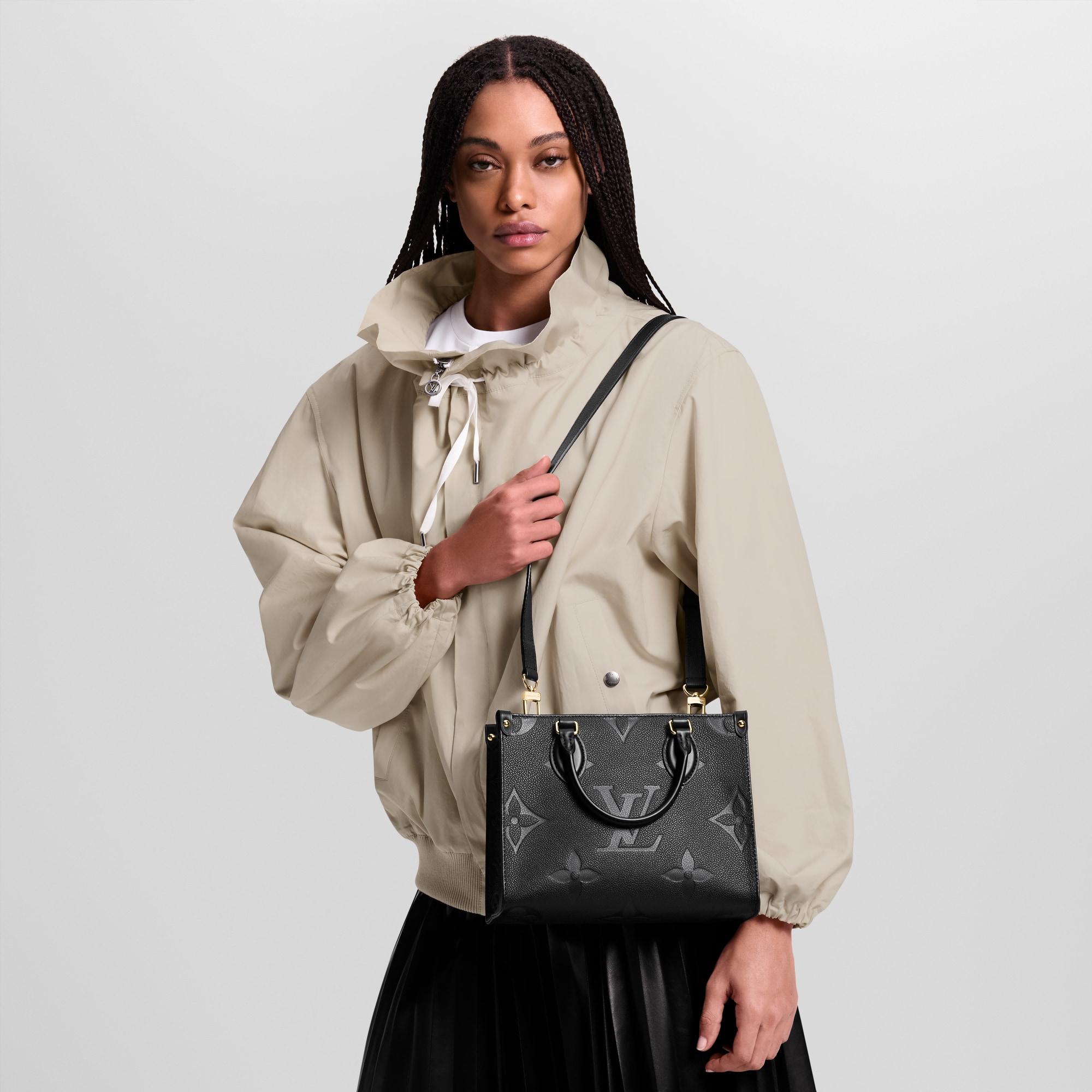 Women - OnTheGo PM Bag Monogram Empreinte Leather Women Handbags Handbags | LOUIS VUITTON (Product zoom)