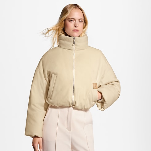Women - Padded Flannel Jacket Women Ready-to-Wear Coats and Jackets | LOUIS VUITTON (Product zoom)