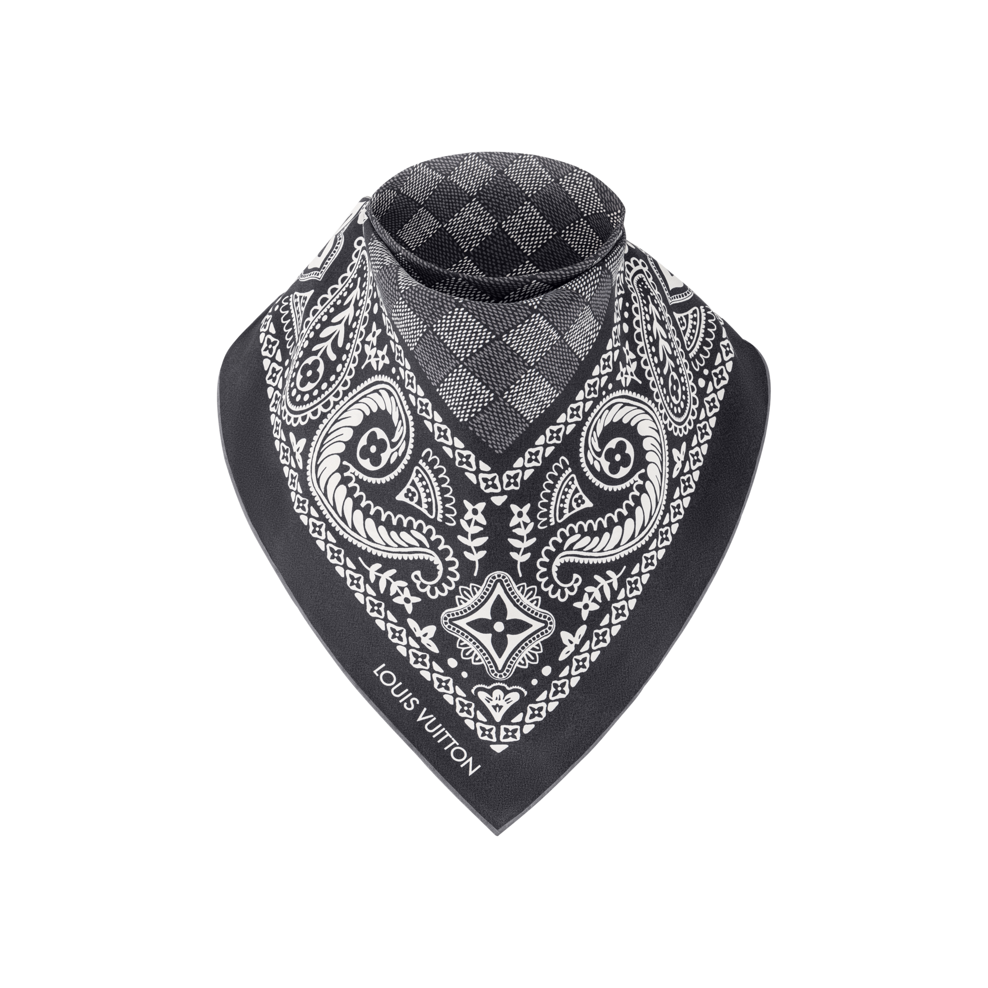 Men - Paisley Bandana S00 Men Accessories Silk and Bandanas | LOUIS VUITTON (Product zoom)