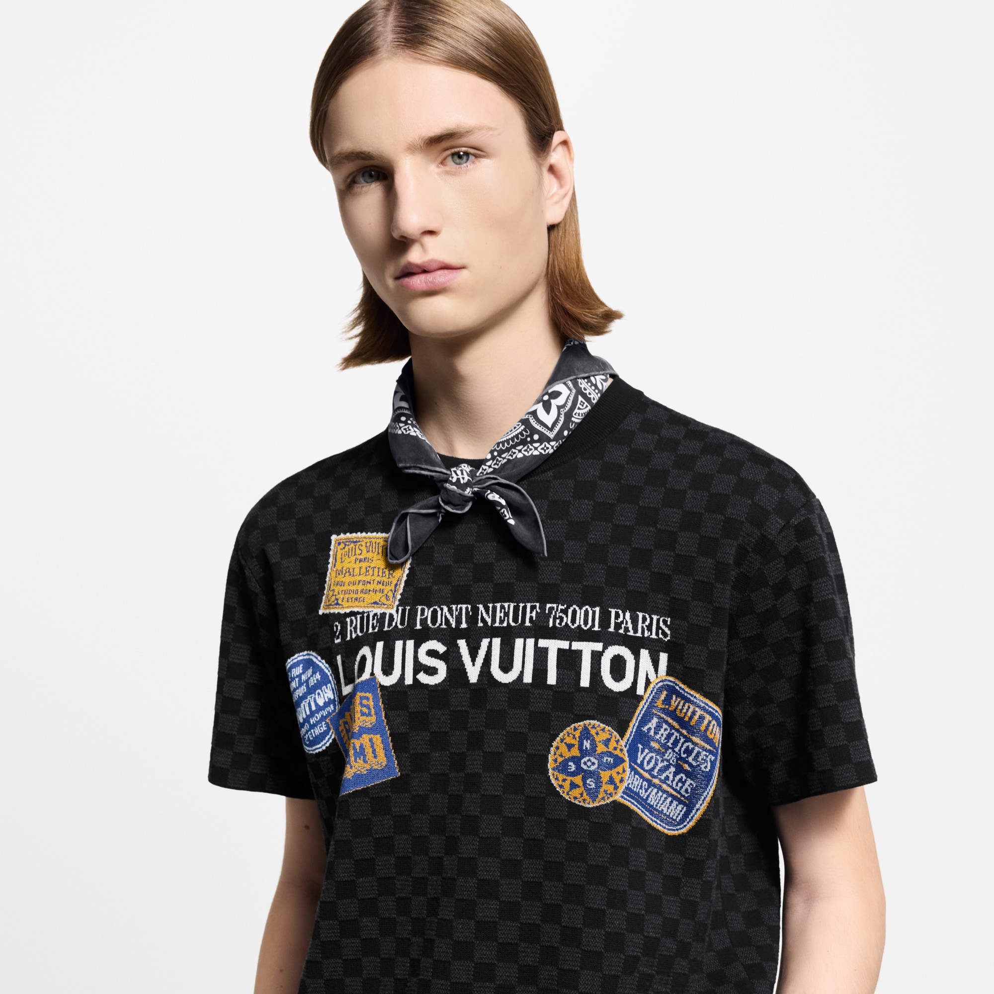 Men - Paisley Bandana S00 Men Accessories Silk and Bandanas | LOUIS VUITTON (Product zoom)