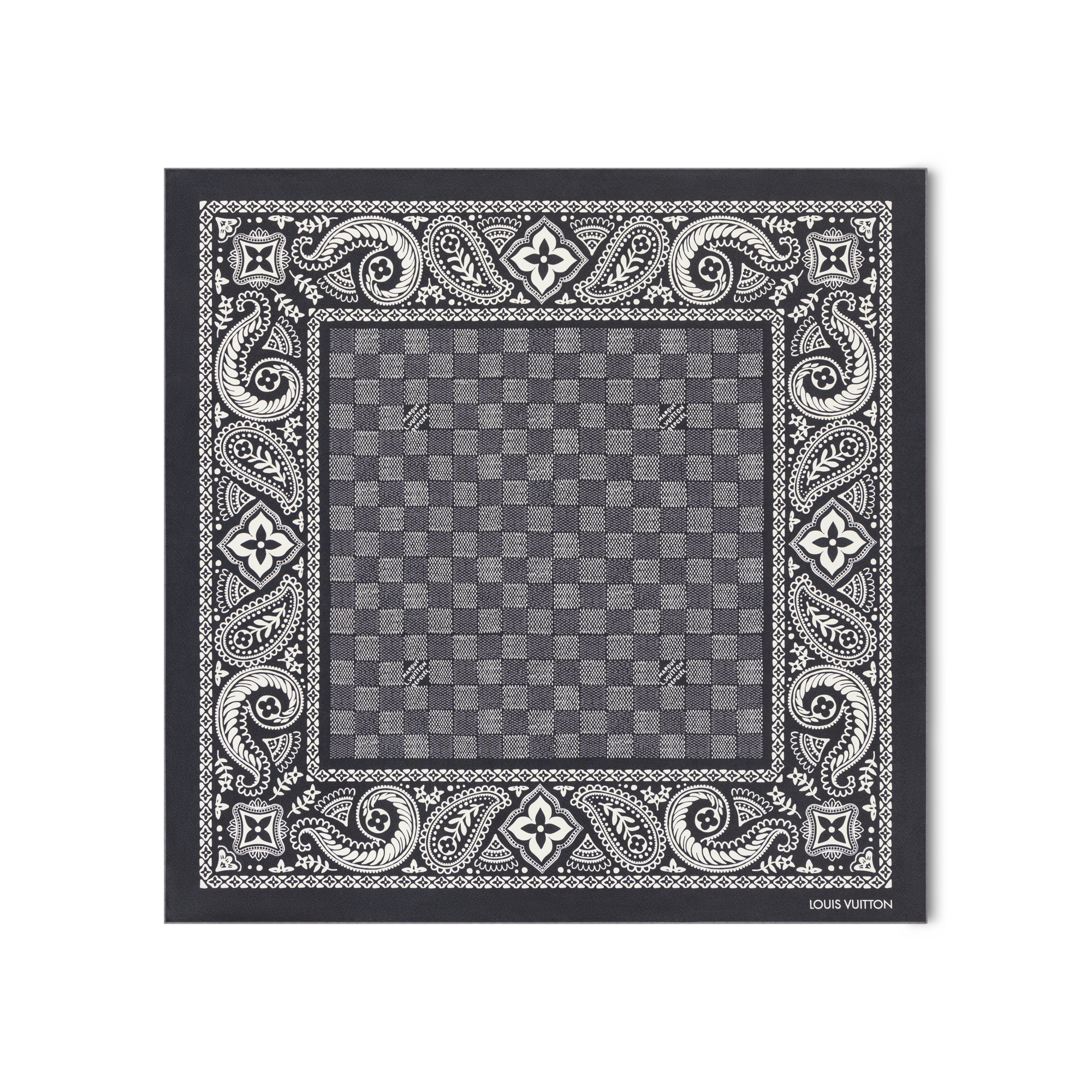 Men - Paisley Bandana S00 Men Accessories Silk and Bandanas | LOUIS VUITTON (Product zoom)