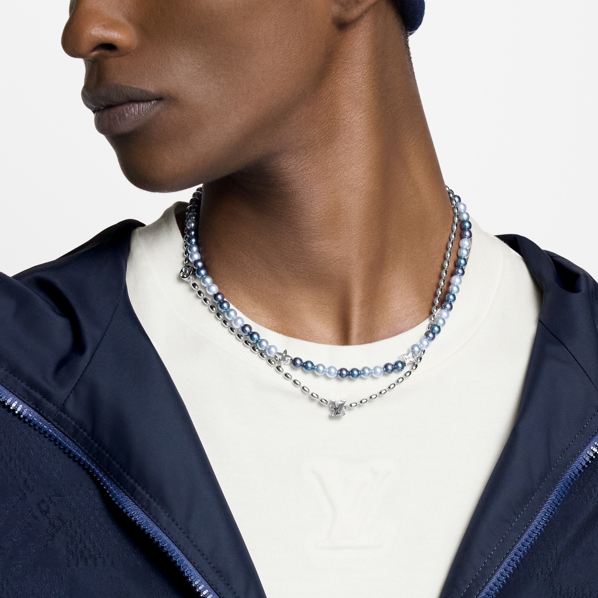 Men - Pearls Fusion Necklace S00 Men Fashion Jewellery Necklaces and Pendants | LOUIS VUITTON (Product zoom)