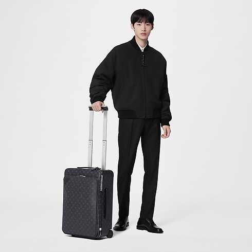Men - Pégase Suitcase Monogram Eclipse Canvas Men Travel All Luggage and Accessories | LOUIS VUITTON (Product zoom)