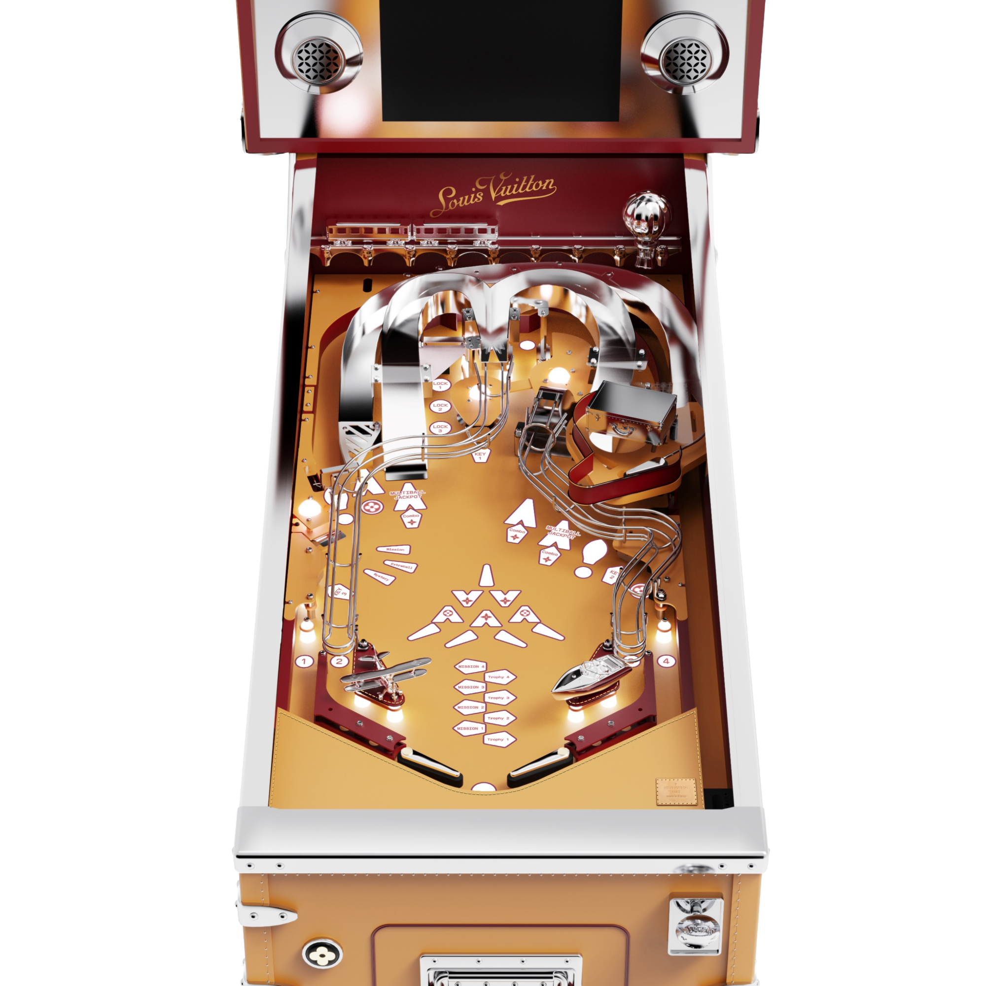 Trunks, Travel and Home - Pinball Monogram Canvas Trunks, Travel and Home Sport and Games } | LOUIS VUITTON (Product zoom)