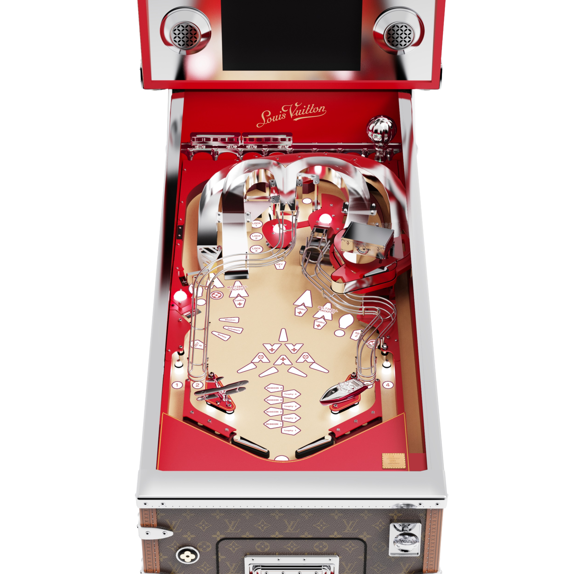 Trunks, Travel and Home - Pinball Monogram Canvas Trunks, Travel and Home Sport and Games } | LOUIS VUITTON (Product zoom)