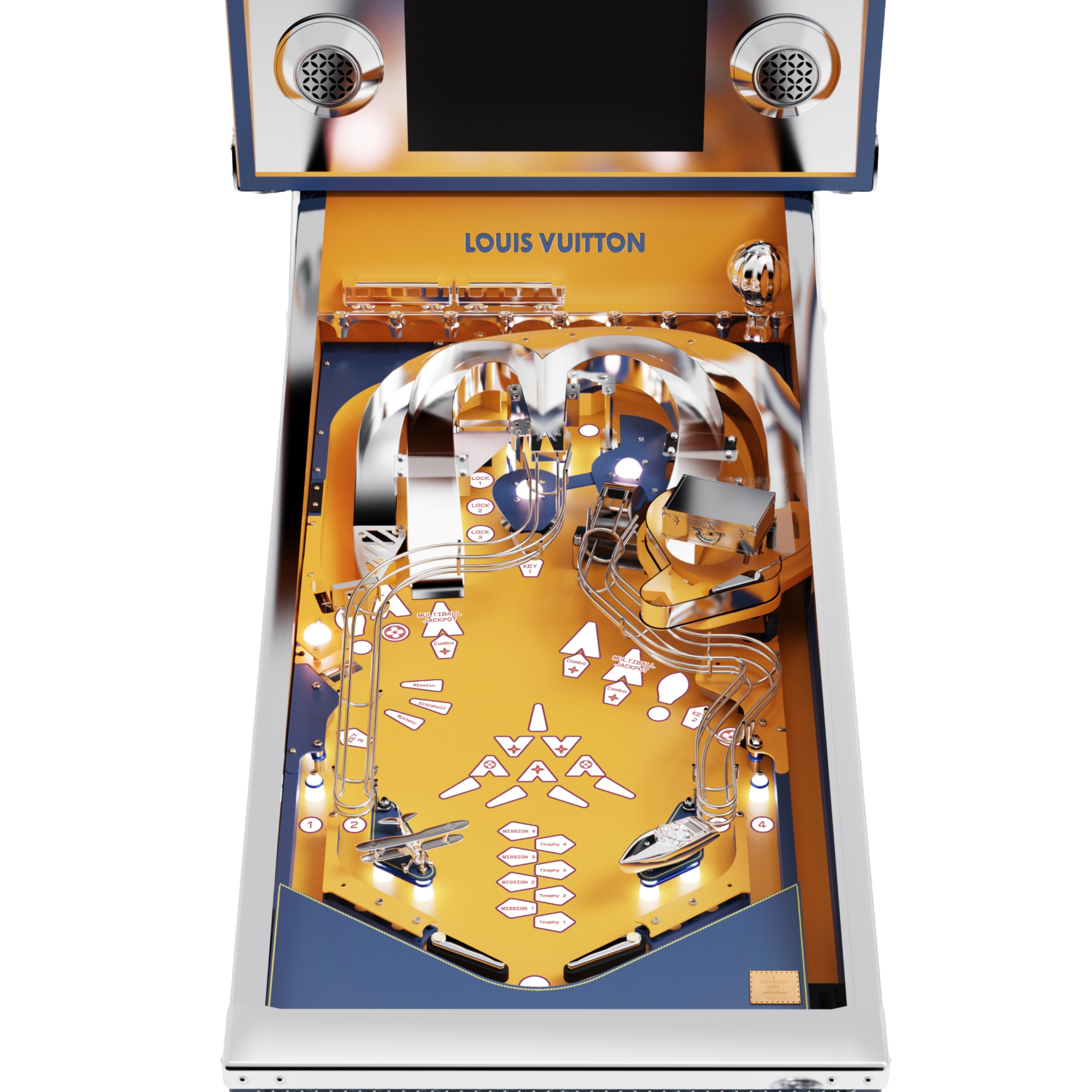 Trunks, Travel and Home - Pinball Monogram Canvas Trunks, Travel and Home Sport and Games } | LOUIS VUITTON (Product zoom)