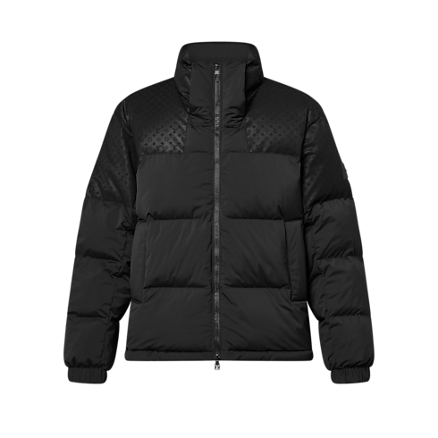 Men - Placed Monogram Ecodown Blouson Men Ready-to-Wear Outerwear and Coats | LOUIS VUITTON (Product zoom)
