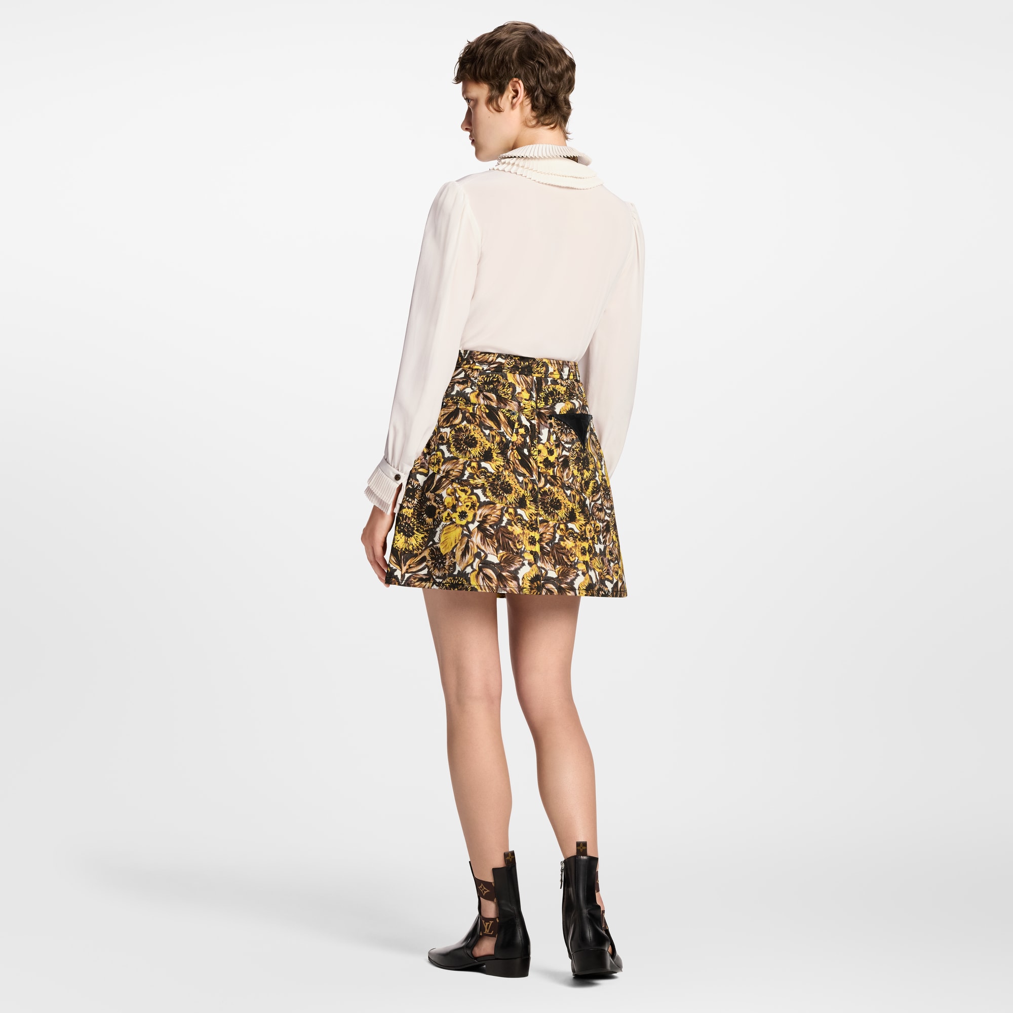 Women - Pleat Collar Blouse  Women Ready-to-Wear Tops | LOUIS VUITTON (Product zoom)