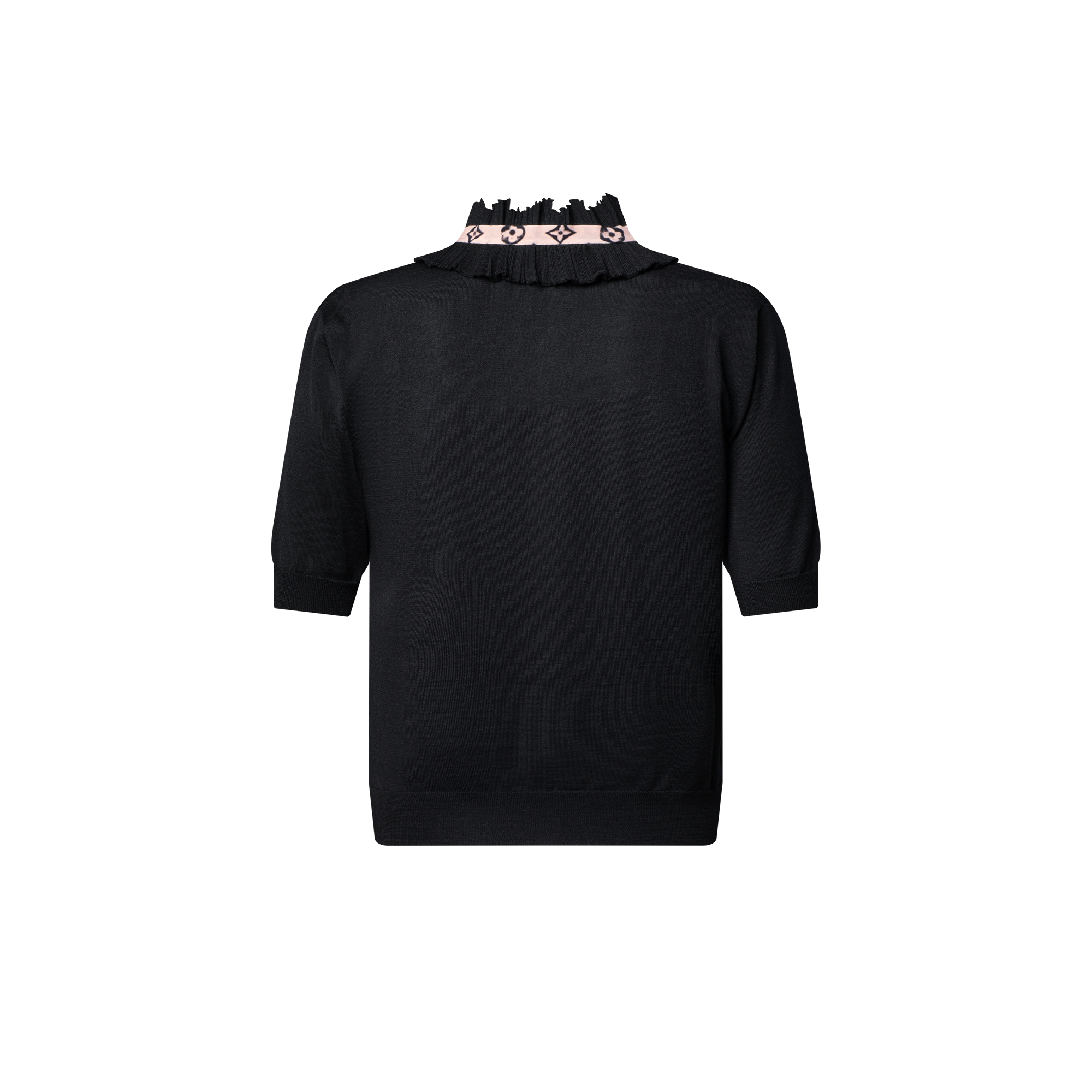 Women - Pleated Collar Knit Top  Women Ready-to-Wear Tops | LOUIS VUITTON (Product zoom)