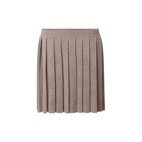 Women - Pleated Mahina Knit Skirt Women Ready-to-Wear Knitwear | LOUIS VUITTON (Product zoom)