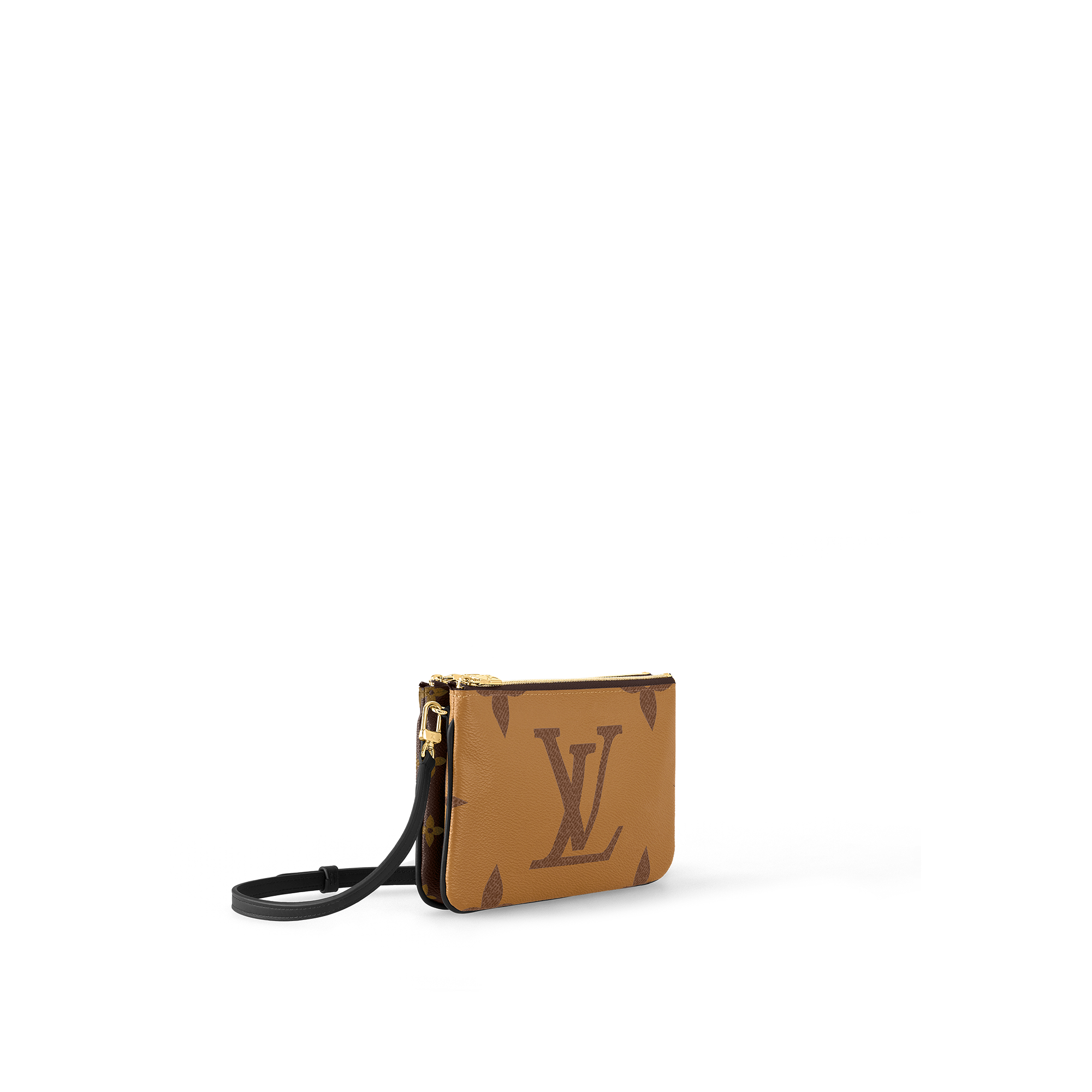 louis vuitton pochette double zip monogram