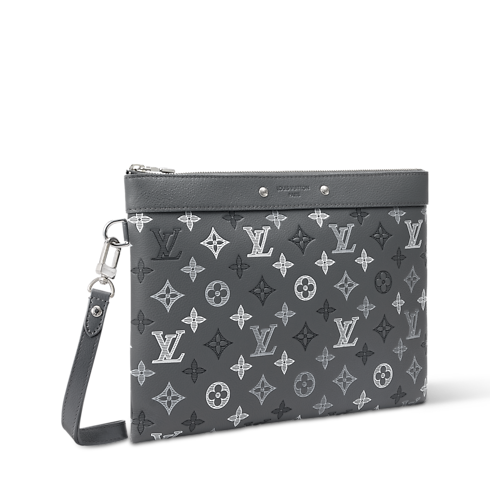 Men - Pochette To-Go Bag Monogram Shadow Men Wallets and Small Leather Goods All Wallets and Small Leather Goods | LOUIS VUITTON (Product zoom)