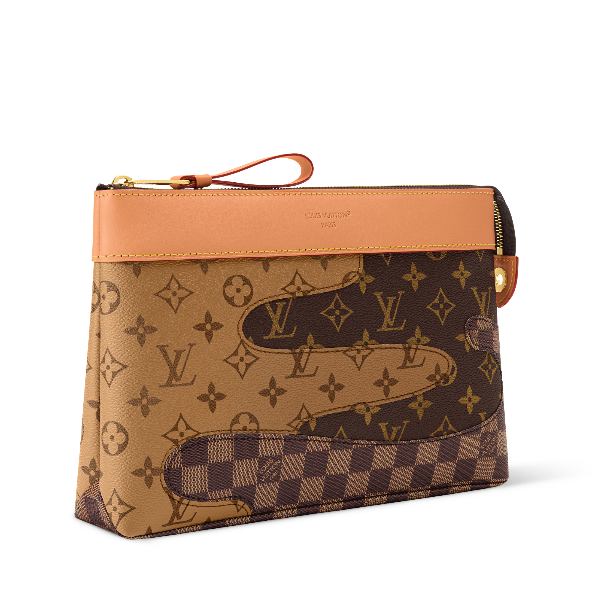 Men - Pochette Voyage Souple Pouch Other Canvas Men Wallets and Small Leather Goods Pouches | LOUIS VUITTON (Product zoom)