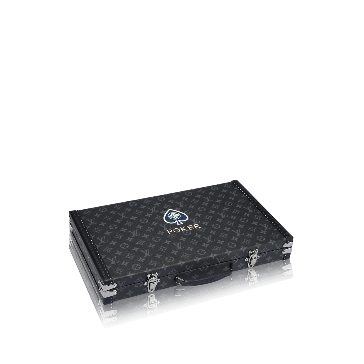 Men - Poker Case Monogram Eclipse Canvas Men Travel Hardsided Luggage | LOUIS VUITTON (Product zoom)