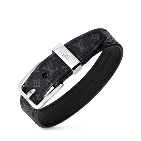 Men - Pont Neuf Simple Tour Monogram Bracelet Monogram Canvas Men Fashion Jewellery Bracelets | LOUIS VUITTON (Product zoom)