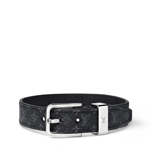 Men - Pont Neuf Simple Tour Monogram Bracelet Monogram Canvas Men Fashion Jewellery Bracelets | LOUIS VUITTON (Product zoom)