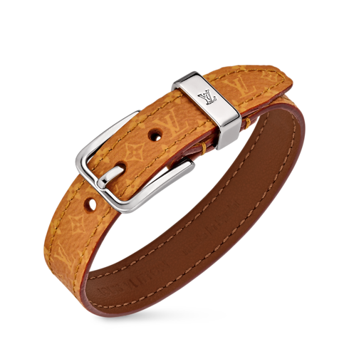 Men - Pont Neuf Simple Tour Monogram Bracelet Monogram Canvas Men Fashion Jewellery Bracelets | LOUIS VUITTON (Product zoom)