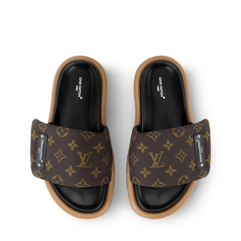 Women - Pool Pillow Flat Comfort Mules Women Shoes Mules | LOUIS VUITTON (Product zoom)