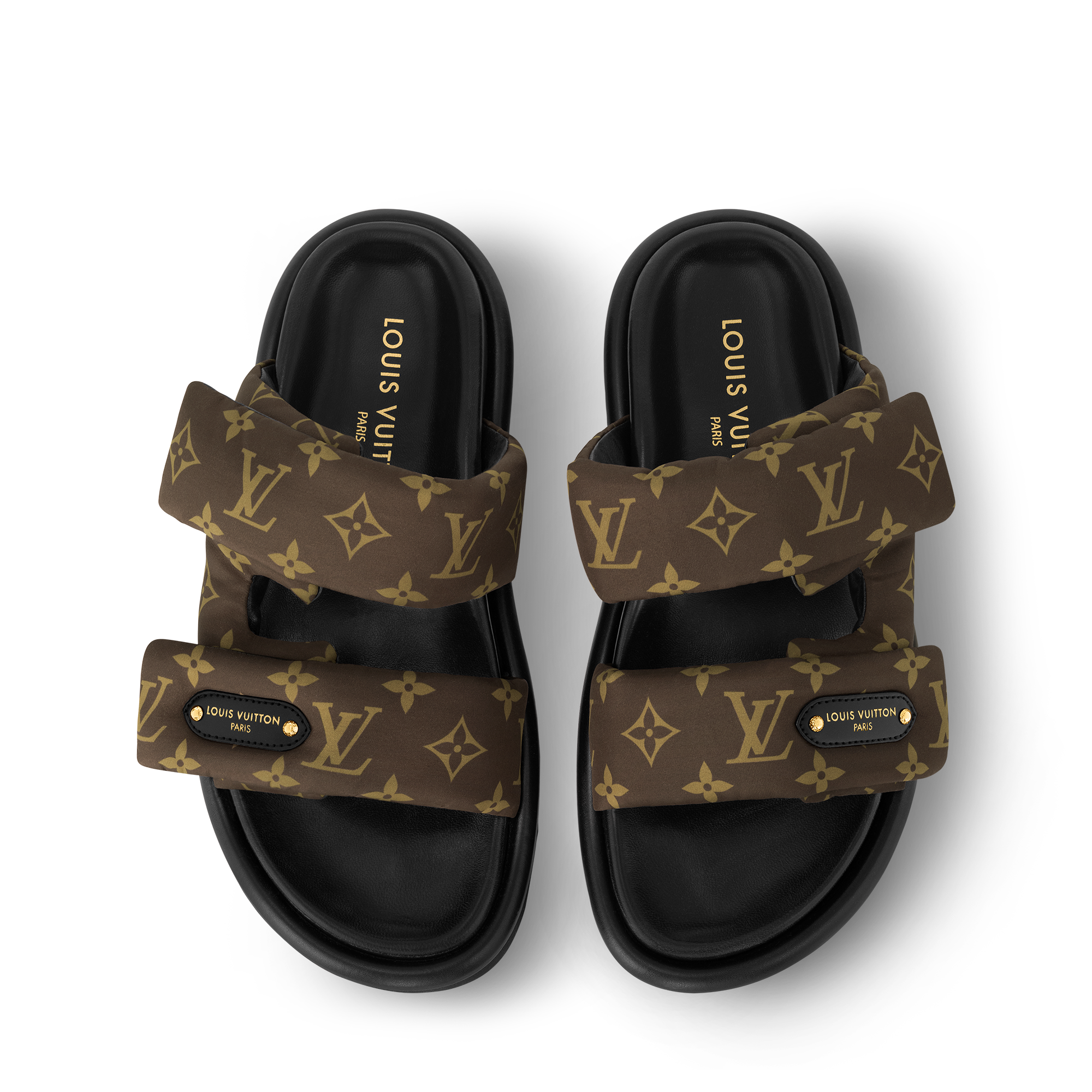 Women - Pool Pillow Flat Comfort Mules  Women Shoes Mules and Slides | LOUIS VUITTON (Product zoom)