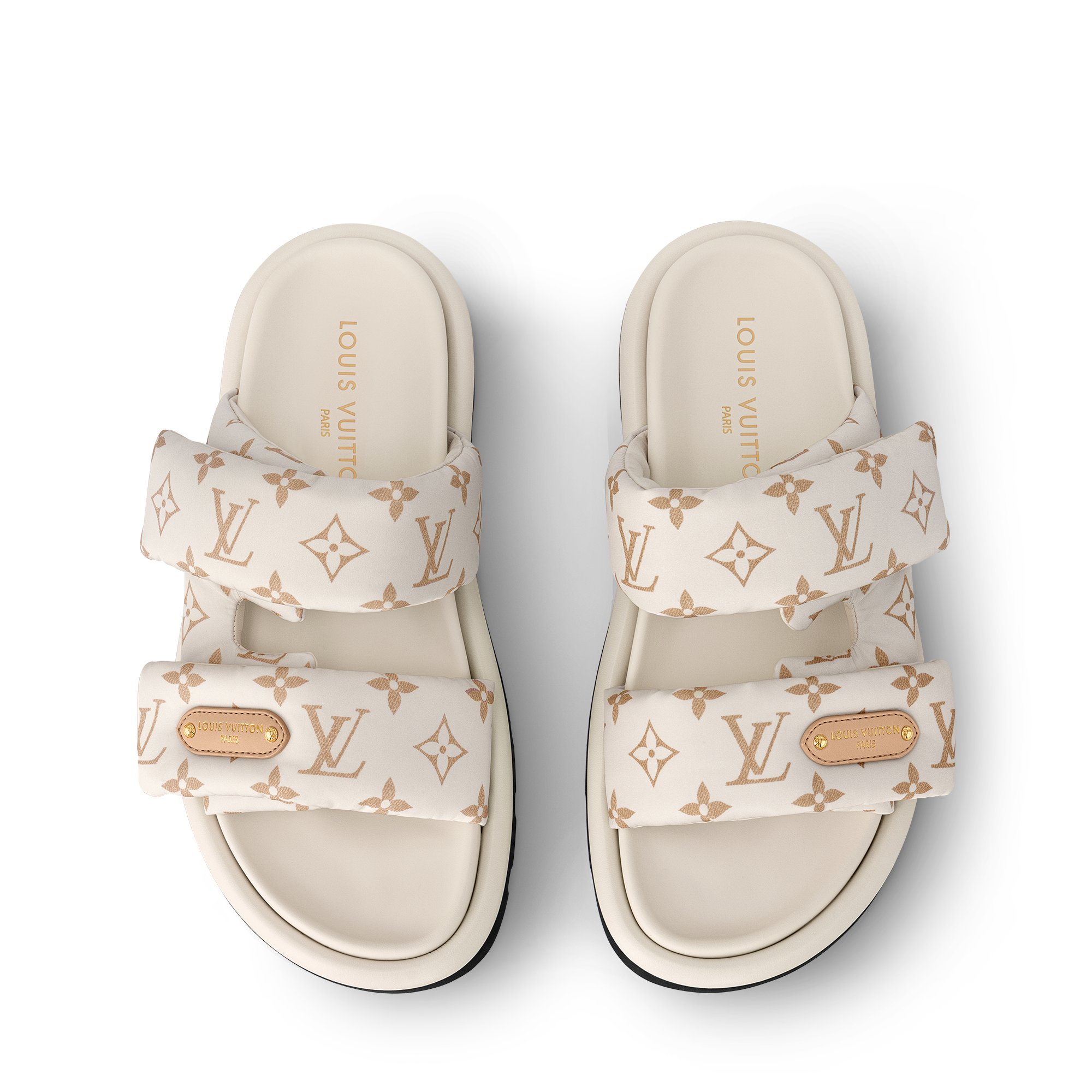 Women - Pool Pillow Flat Comfort Mules  Women Shoes Mules and Slides | LOUIS VUITTON (Product zoom)