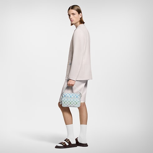 Men - Preppy Collarless Wool Jacket Men Ready-to-Wear Outerwear and Coats | LOUIS VUITTON (Product zoom)