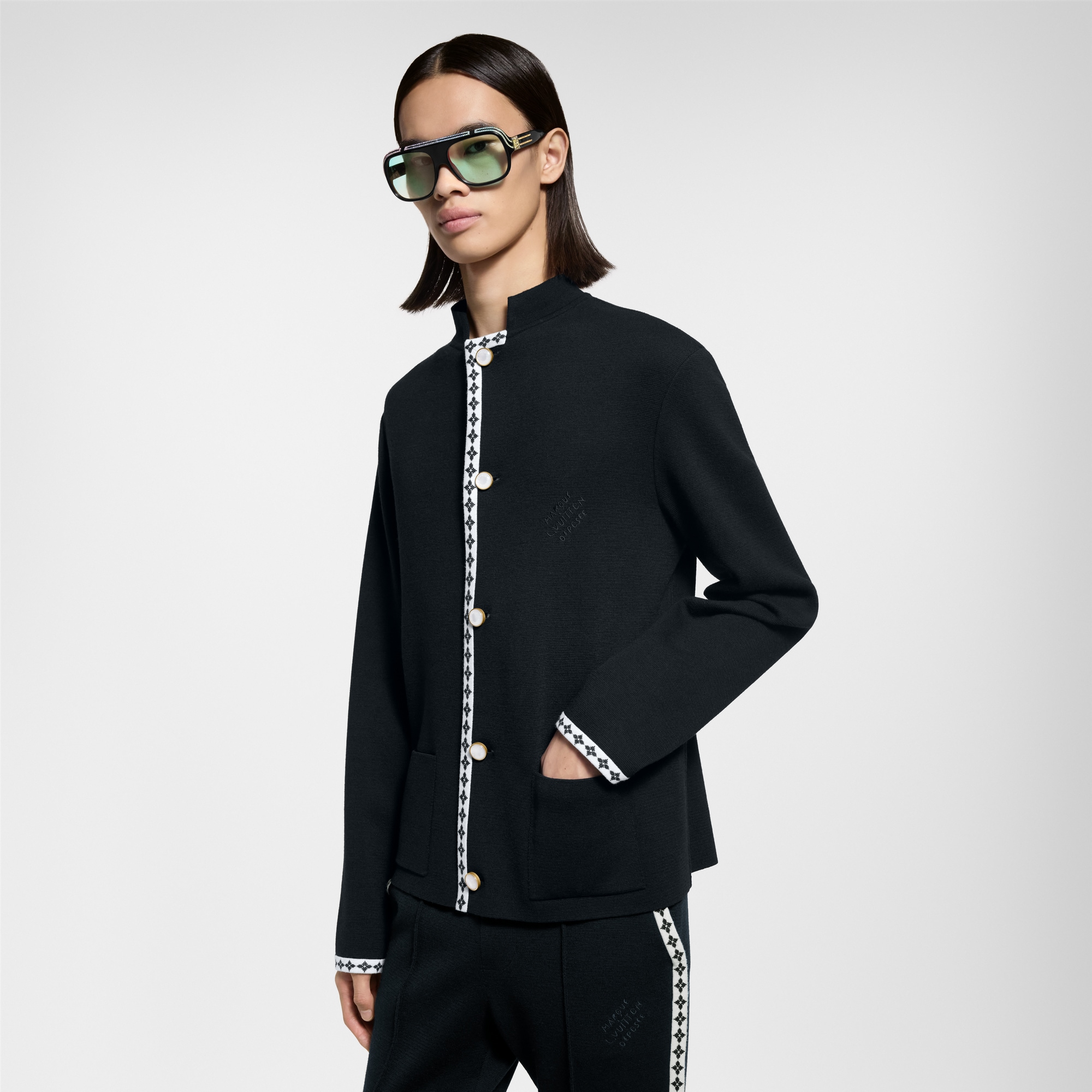 Men - Preppy Knitted Wool Blazer  Men Ready-to-Wear All Ready-to-Wear | LOUIS VUITTON (Product zoom)