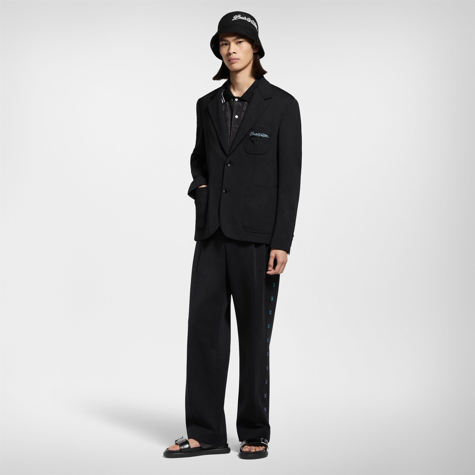 Men - Preppy Relaxed Blazer  Men Ready-to-Wear Outerwear and Coats | LOUIS VUITTON (Product zoom)