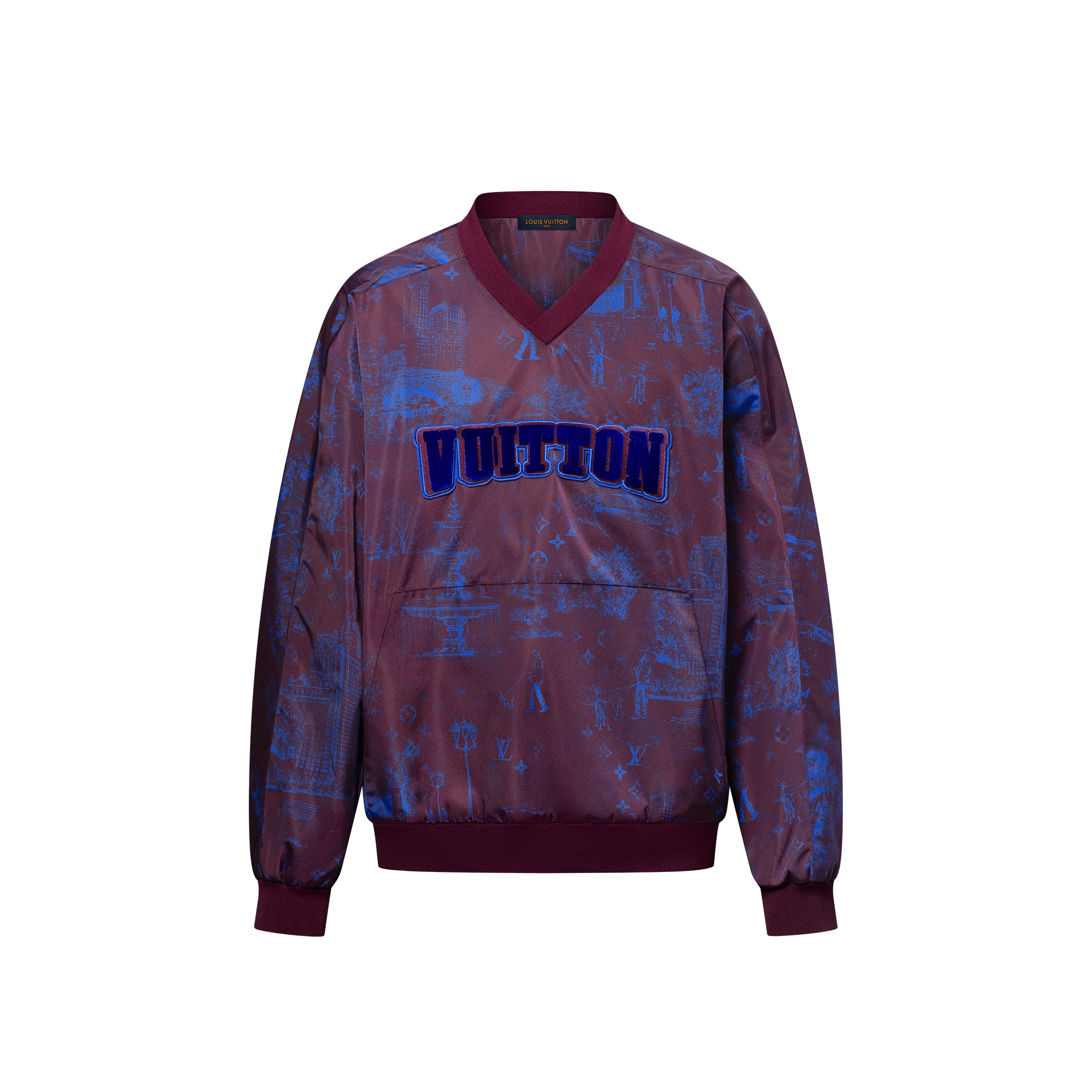 Men - Printed Nylon Jumper  Men Ready-to-Wear All Ready-to-Wear | LOUIS VUITTON (Product zoom)