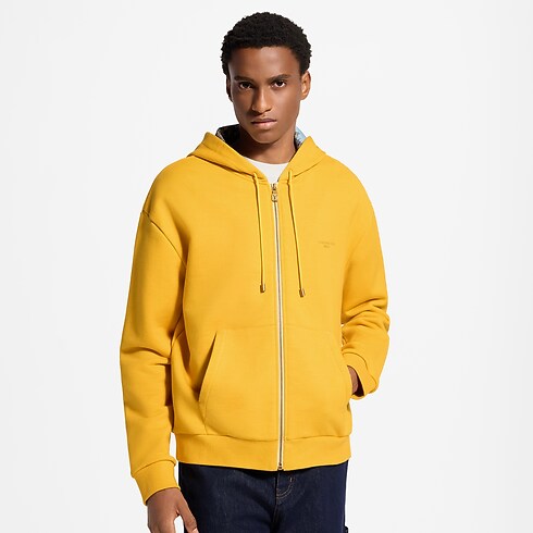 Printed Zipped Hoodie cropped view