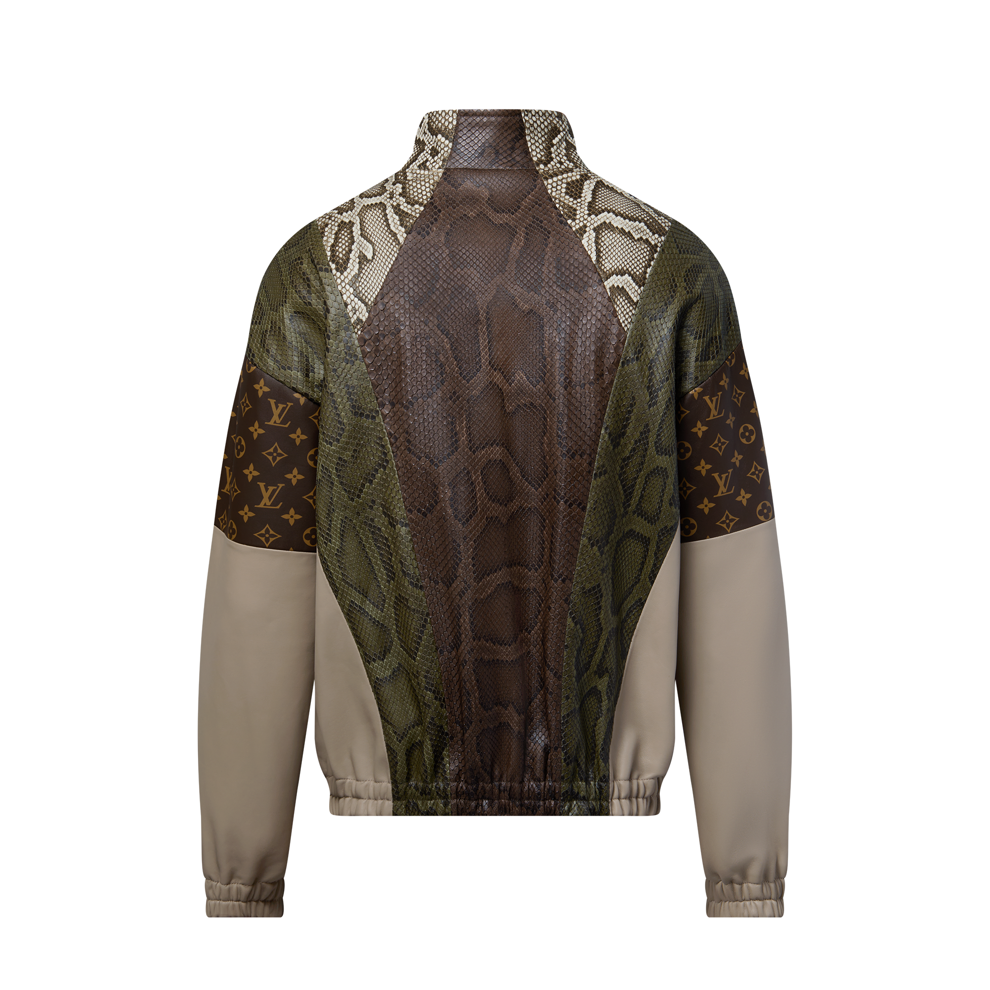 Men - Python Mix Leather Tracksuit Top  Men Discontinued Product Obs 15 | LOUIS VUITTON (Product zoom)