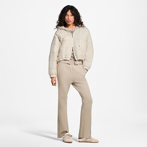 Women - Quilted Damier Zip-Up Jacket Women Ready-to-Wear Coats and Jackets | LOUIS VUITTON (Product zoom)