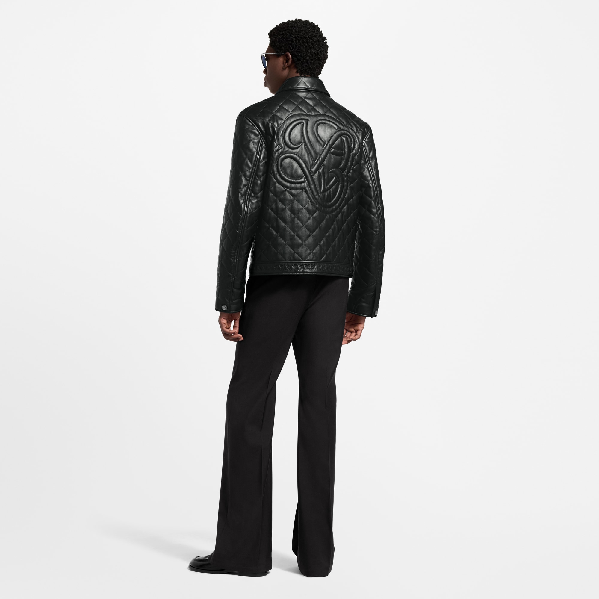 Men - Quilted Leather Blouson  Men Ready-to-Wear Outerwear and Coats | LOUIS VUITTON (Product zoom)